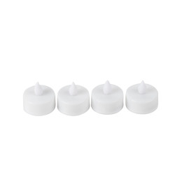 Beauty Home Σετ 4 Ρεσώ LED Λευκά Ø3,5 cm