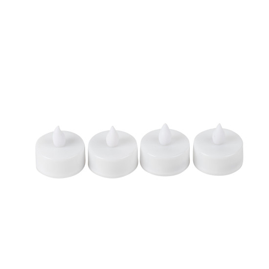 Beauty Home Σετ 4 Ρεσώ LED Λευκά Ø3,5 cm