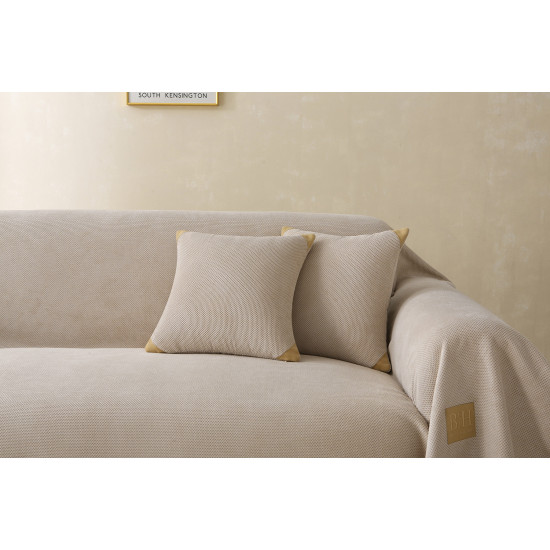 Beauty Home Μαξιλαροθήκη διακοσμητική Chic Art 8116 42x42 Μπεζ