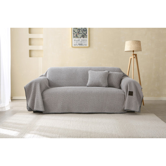 Beauty Home Ριχτάρι Μονοθέσιο Lamb Plus Art 8831 175x180 Γκρι
