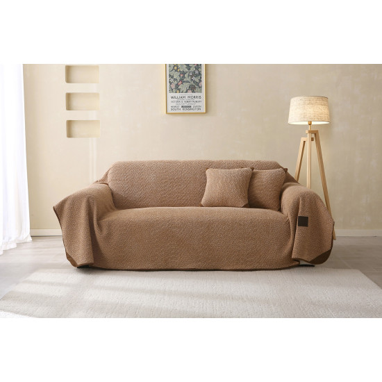 Beauty Home Ριχτάρι Μονοθέσιο Lamb Plus Art 8832 175x180 Άμμου