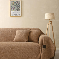 Beauty Home Ριχτάρι Μονοθέσιο Lamb Plus Art 8832 175x180 Άμμου