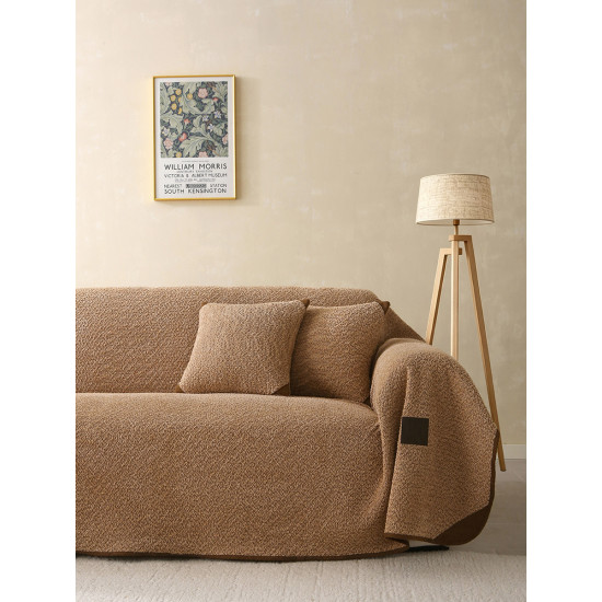 Beauty Home Ριχτάρι Μονοθέσιο Lamb Plus Art 8832 175x180 Άμμου