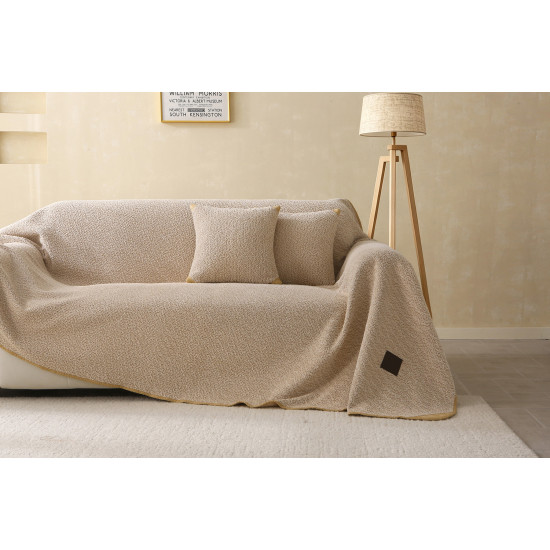 Beauty Home Ριχτάρι Μονοθέσιο Lamb Plus Art 8833 175x180 Μπεζ
