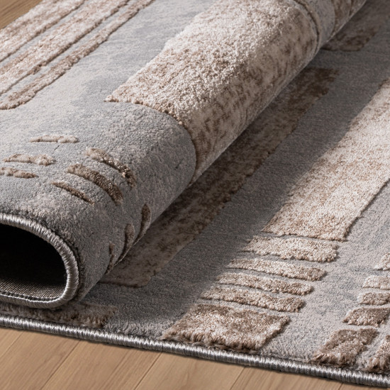 Beauty Home Χαλί Zenia Art 9446 Μπεζ,Γκρι 133x190