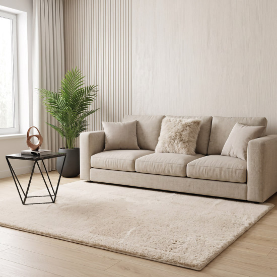 Beauty Home Πατάκι Rabbit Art 9641 67x210 Εκρού