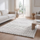 Beauty Home Πατάκι Bubble Art 9661 67x210 Λευκό