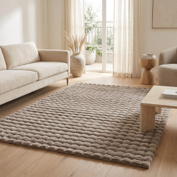 Beauty Home Χαλί Bubble Art 9663 Μόκα 133x190