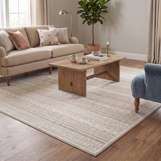 Beauty Home Διάδρομος με το μέτρο Mirage Art 9841 67cm Κρεμ,Μπεζ