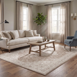 Beauty Home Χαλί Mirage Art 9847 Κρεμ,Μόκα 133x190