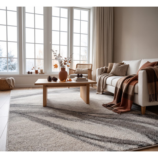 Beauty Home Χαλί Desire Art 9976 Μπεζ,Γκρι 200x290