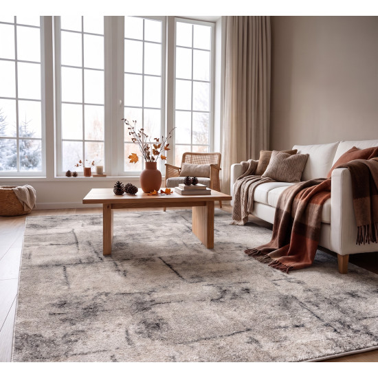 Beauty Home Χαλί Desire Art 9977 Μπεζ,Γκρι 200x290