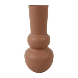 Beauty Home Βάζο μεταλ.terracotta 35,5εκ.