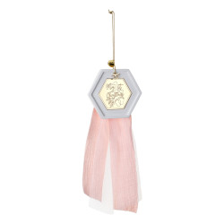 Beauty Home ΚΕΡΑΜΙΚΟ ΠΟΛΥΓΩΝΟ 1ST CHRISTMAS ΡΟΖ Beauty Home ΚΕΡΑΜΙΚΟ ΠΟΛΥΓΩΝΟ 1ST CHRISTMAS ΡΟΖ