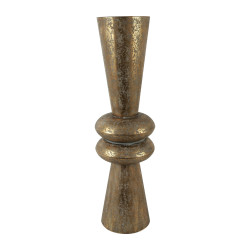 Beauty Home Βάζο μεταλλικό χρυσό σκούρο 28,5×99,5cm