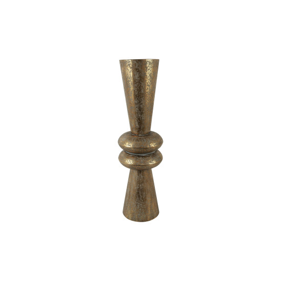 Beauty Home Βάζο μεταλλικό χρυσό σκούρο 28,5×99,5cm