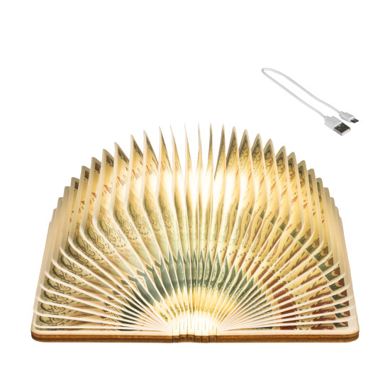 Beauty Home Διακοσμητικό Βιβλίο LED Επαναφορτιζόμενο 12 x 17,5 x 8,5 cm