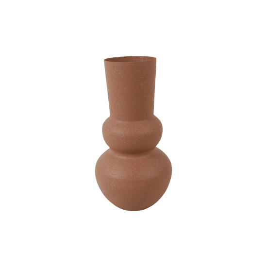 Beauty Home Βάζο μεταλ.terracotta 30,5εκ.