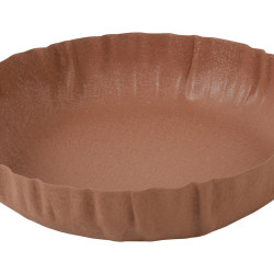 Beauty Home Πιατέλα μεταλλική terracotta 20,5cm