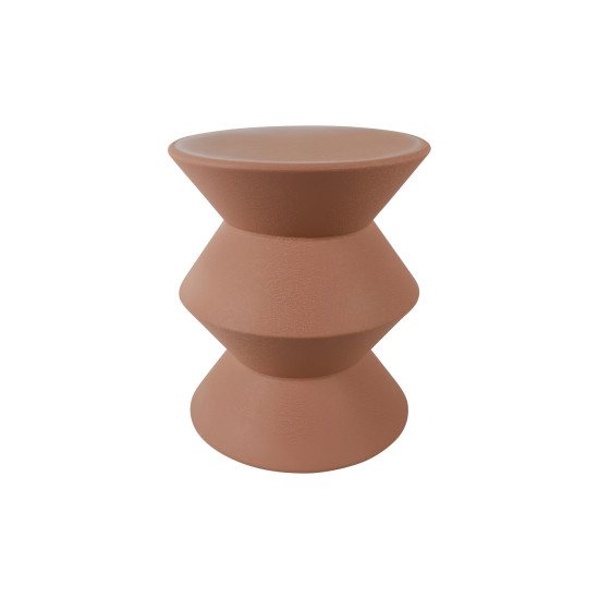 Beauty Home Τραπέζι βοηθ.μεταλ.terracotta 37,5X45