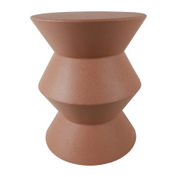Beauty Home Τραπέζι βοηθ.μεταλ.terracotta 47,7X59,5