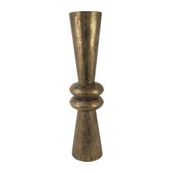 Beauty Home Βάζο δαπέδου μεταλλικό χρυσό σκούρο 28,5×117,5cm