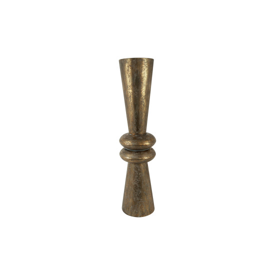 Beauty Home Βάζο δαπέδου μεταλλικό χρυσό σκούρο 28,5×117,5cm