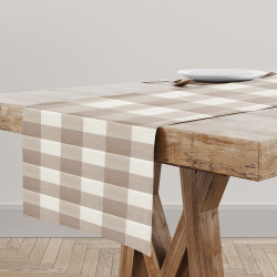 Καρέ Αδιαβροχοποιημένο Καρώ Μπεζ  1τεμ. Καρέ Αδιαβροχοποιημένο Καρώ Μπεζ  1τεμ.