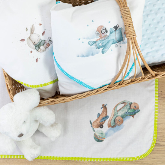 Πικέ Πάνα Αγκαλιάς Για Αγόρι Λευκό 6τεμ. Πικέ Πάνα Αγκαλιάς Για Αγόρι Λευκό 6τεμ.