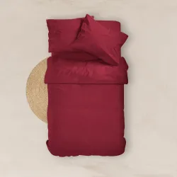 Σεντόνι Μονόχρωμο Solid Μονό 1.Μπορντώ   1τεμ.