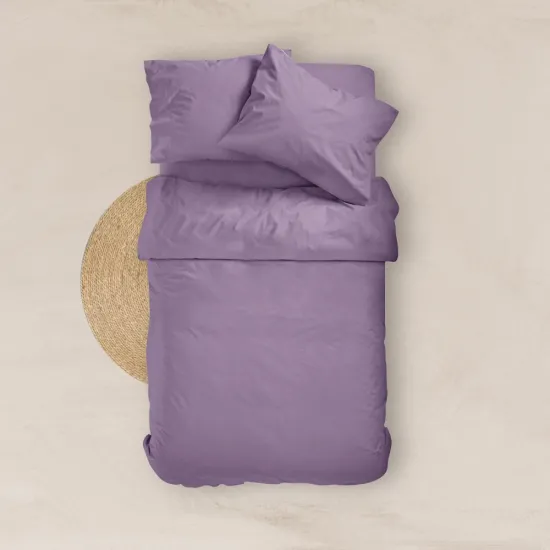 Σεντόνι Μονόχρωμο Solid Μονό 12.Σκούρο Μωβ   1τεμ.