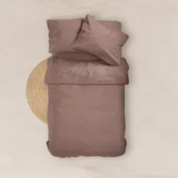 Σεντόνι Μονόχρωμο Solid Μονό 9.Καφέ   1τεμ.