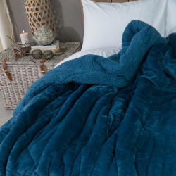 Κουβερτοπάπλωμα Cozy King Size Πετρόλ  1τεμ.