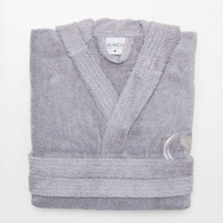 Μπουρνούζι Ενηλίκων Με Κουκούλα Logo Γκρι Γκρι 1τεμ. Μπουρνούζι Ενηλίκων Με Κουκούλα Logo Γκρι Γκρι 1τεμ.