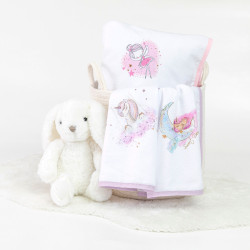 Πάνα Αγκαλιάς Για Κορίτσι Λευκό  6τεμ. Πάνα Αγκαλιάς Για Κορίτσι Λευκό  6τεμ.