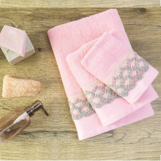 Πετσέτες Σετ 2ΤΜΧ Beautiful Ροζέ   1τεμ.
