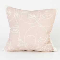 Μαξιλάρι Διακοσμητικό Printed Σχέδιο 43 Εκρού  1τεμ.
