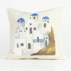 Μαξιλάρι Διακοσμητικό Printed Σχέδιο 52 Εκρού  1τεμ.