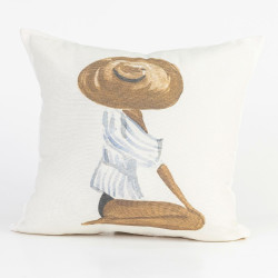 Μαξιλάρι Διακοσμητικό Printed Σχέδιο 55 Εκρού  1τεμ.