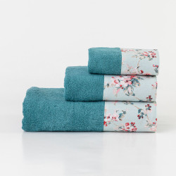 Πετσέτες Σετ 3ΤΜΧ Αγριολούλουδο Πετρόλ 1τεμ. Πετσέτες Σετ 3ΤΜΧ Αγριολούλουδο Πετρόλ 1τεμ.