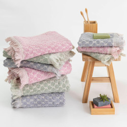 Πετσέτα Μπάνιου Hive Μπλε  3τεμ.