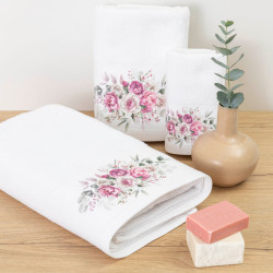 Πετσέτες Σετ 3ΤΜΧ Agnes Εκρού  1τεμ.