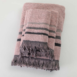 Πετσέτες Σετ 3ΤΜΧ Jill Ροζέ 1τεμ. Πετσέτες Σετ 3ΤΜΧ Jill Ροζέ 1τεμ.