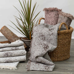 Ριχτάρι Σενίλ Πολυθρόνας Trace Γκρι  1τεμ.