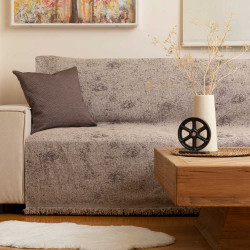 Ριχτάρι Σενίλ Πολυθρόνας Trace Γκρι  1τεμ.