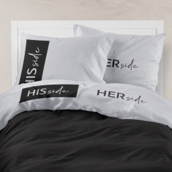 Σεντόνι Digital Print Σετ His&Hers Υπέρδιπλο Ποντικί  1τεμ. Σεντόνι Digital Print Σετ His&Hers Υπέρδιπλο Ποντικί  1τεμ.