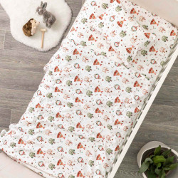 Σεντόνια Κούνιας Φανελένιο Σετ Indian Bear Βεραμάν Βεραμάν  1τεμ.