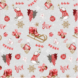 Τραπεζομάντηλο Χριστουγεννιάτικο Noel Γκρι 1τεμ. Τραπεζομάντηλο Χριστουγεννιάτικο Noel Γκρι 1τεμ.