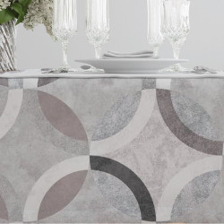 Τραπεζομάντηλο Κύκλοι Γκρι Γκρι  1τεμ.