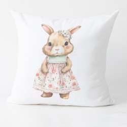 Μαξιλάρι Διακοσμητικό Printed Σχέδιο 68 Λευκό  1τεμ.